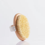 Sisal body Brush showing the bristles