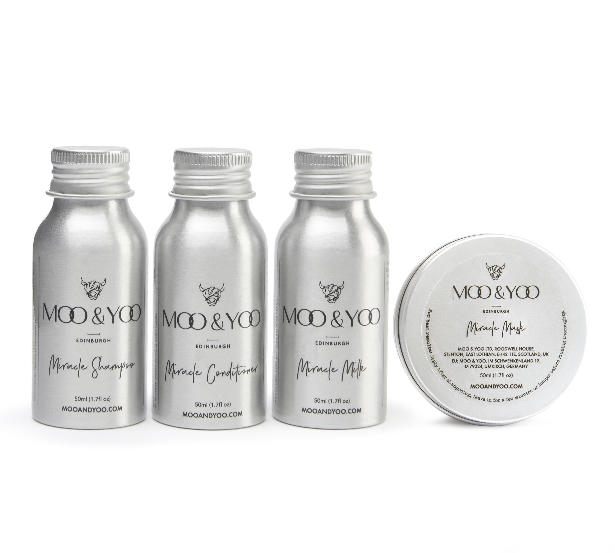 Serenity Bundle - Miracle Shampoo, Conditioner, Mask and Miracle Milk