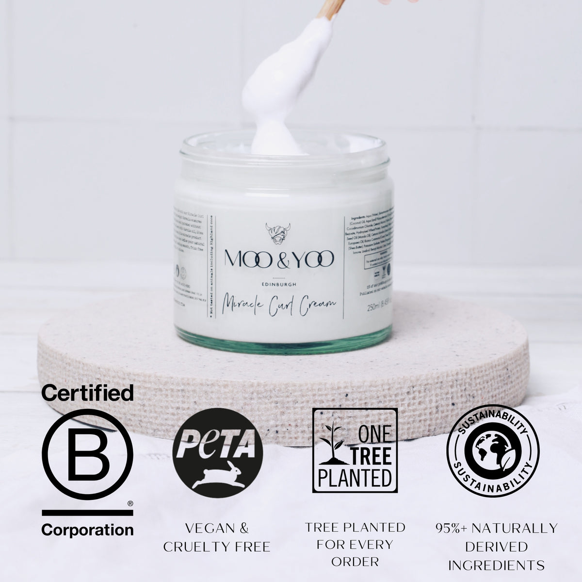 Miracle Curl Cream | Define & Hydrate Curls Without Frizz – Moo & Yoo