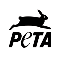 peta logo with the leaping bunny to display we are peta certified